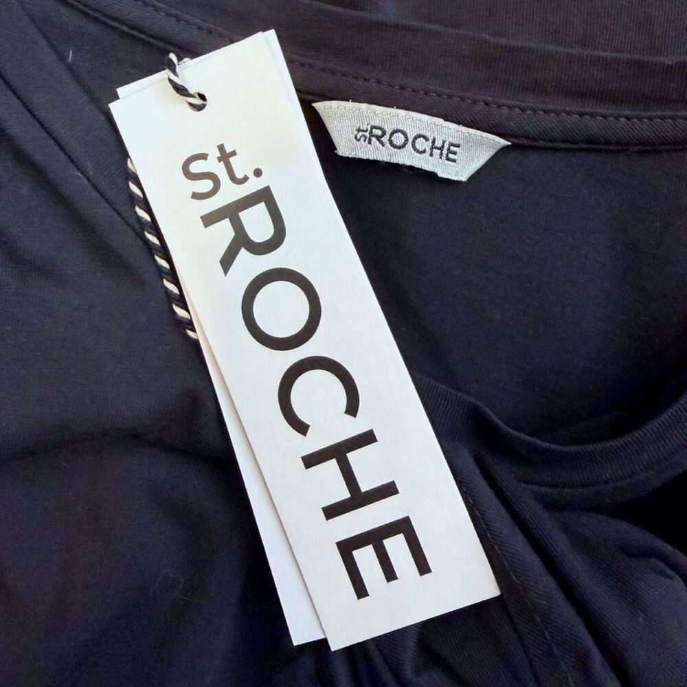 St. Roche Echo Padded Statement Shoulder Muscle Tank Mini Dress - Size Small - Picture 7 of 8